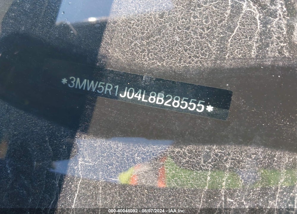 2020 BMW 330I VIN: 3MW5R1J04L8B28555