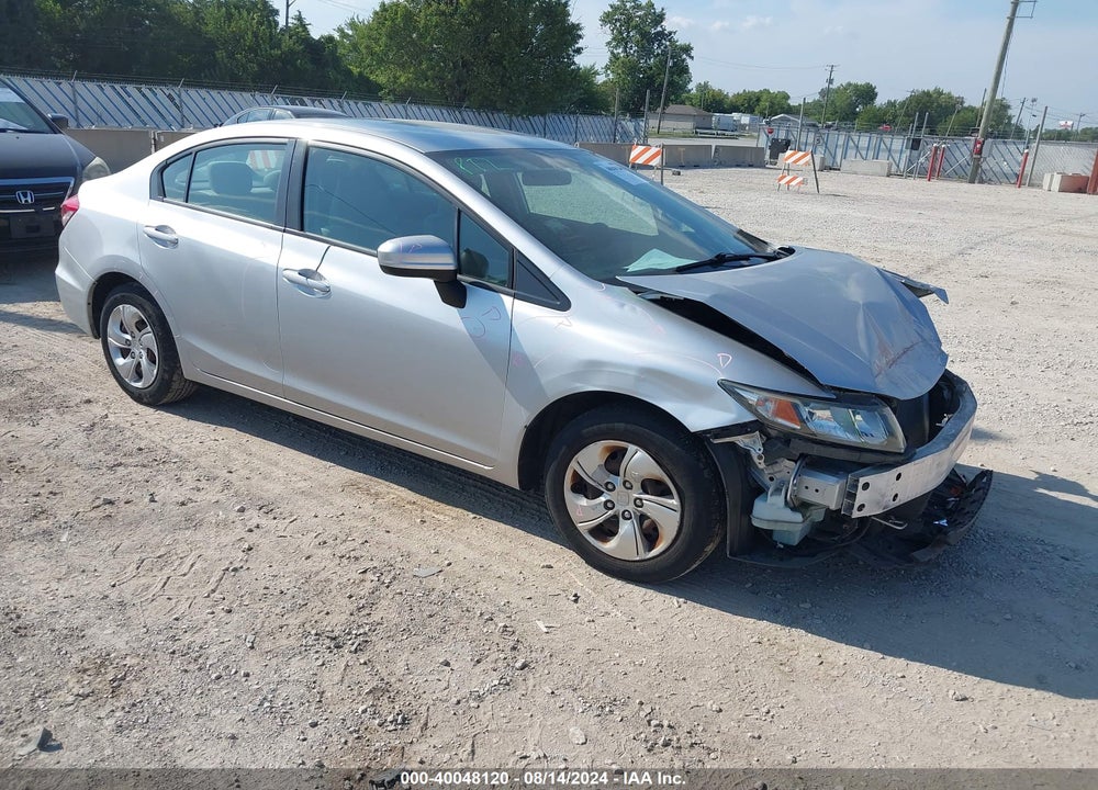 2014 HONDA CIVIC LX VIN: 19XFB2F50EE029273