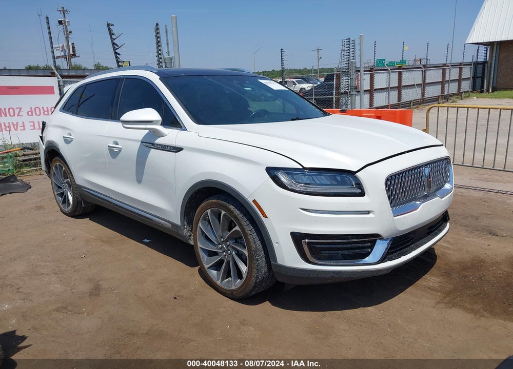 2020 LINCOLN NAUTILUS RESERVE VIN: 2LMPJ6K98LBL06960