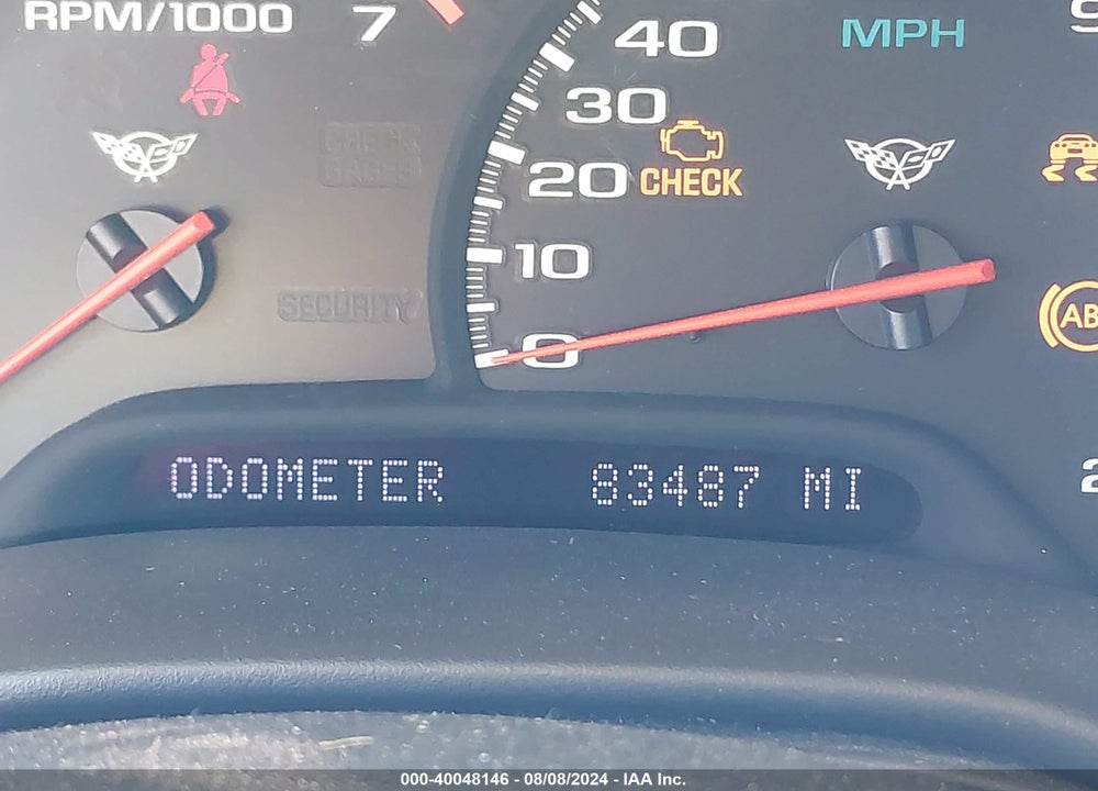 2000 CHEVROLET CORVETTE VIN: 1G1YY32GXY5117454
