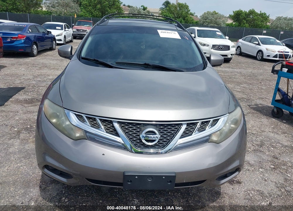 2012 NISSAN MURANO SL VIN: JN8AZ1MU5CW118791