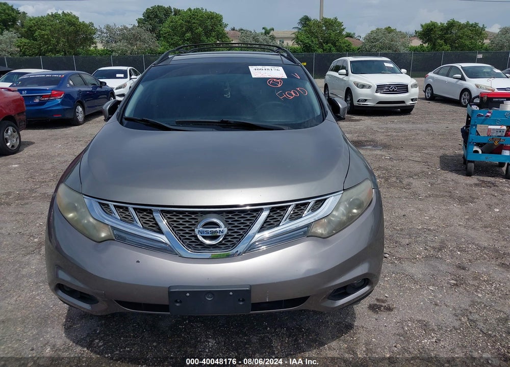 2012 NISSAN MURANO SL VIN: JN8AZ1MU5CW118791