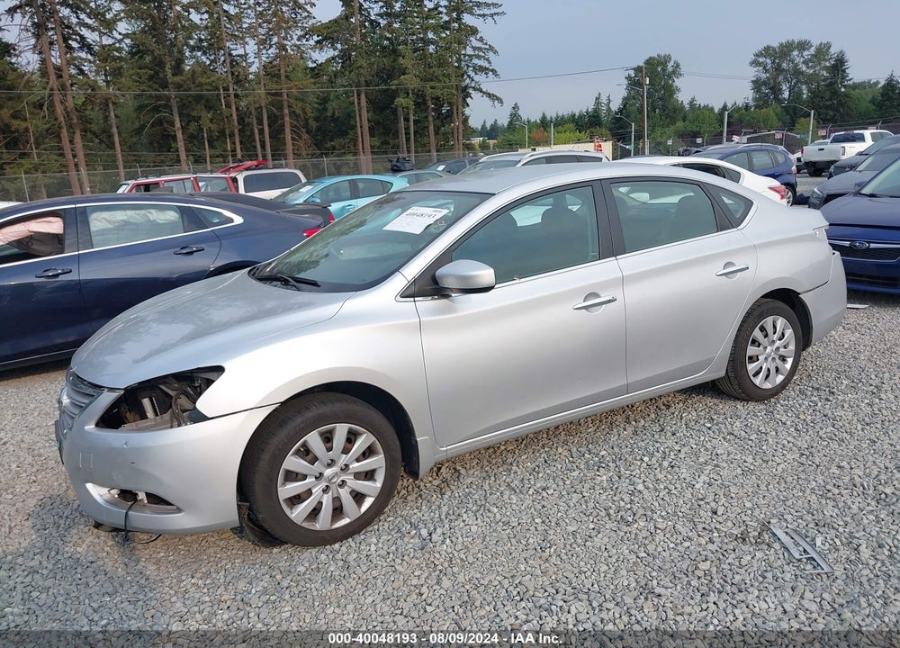 2014 NISSAN SENTRA SV VIN: 3N1AB7AP7EY312738