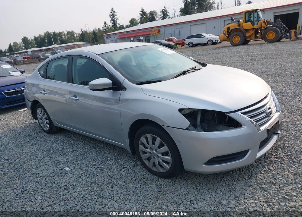 2014 NISSAN SENTRA SV VIN: 3N1AB7AP7EY312738