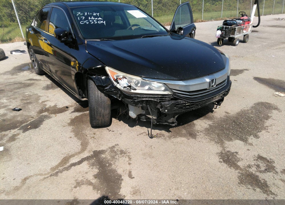 2017 HONDA ACCORD EX-L VIN: 1HGCR2F80HA055504