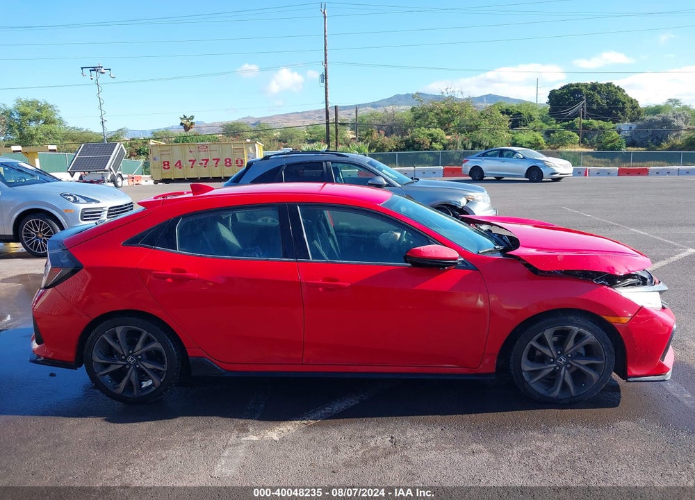 2018 HONDA CIVIC SPORT VIN: SHHFK7H49JU225796