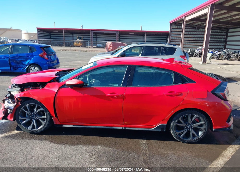 2018 HONDA CIVIC SPORT VIN: SHHFK7H49JU225796