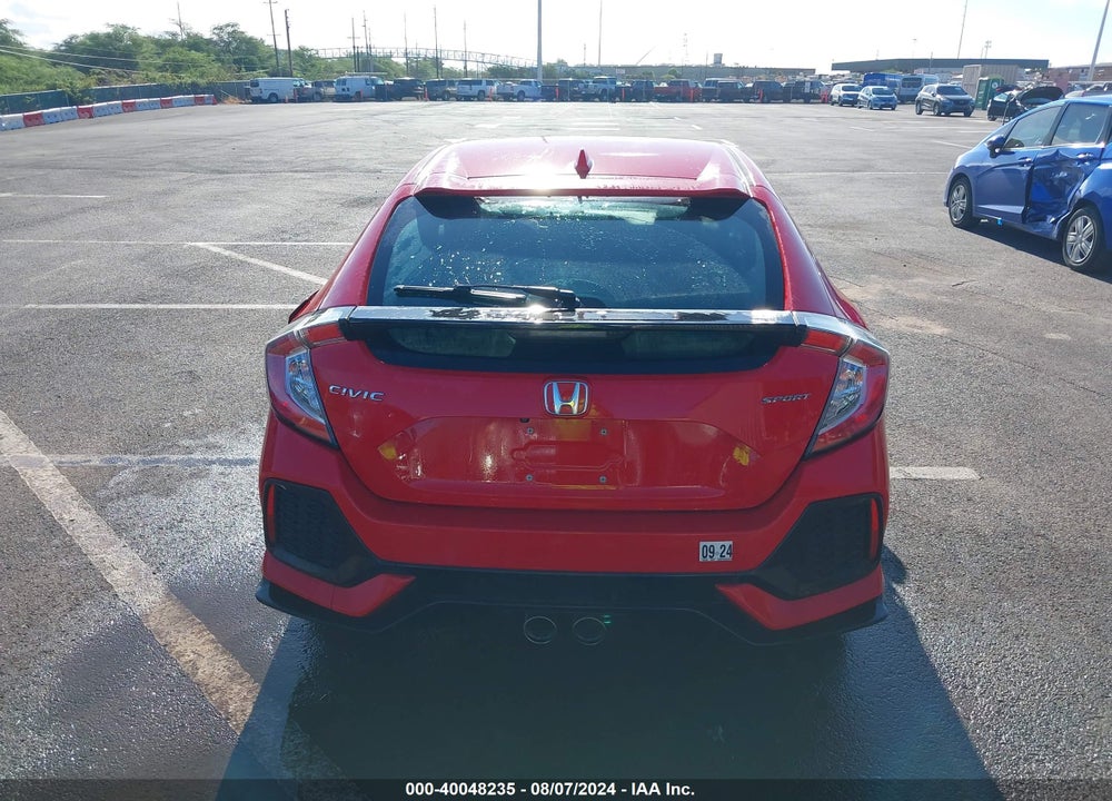 2018 HONDA CIVIC SPORT VIN: SHHFK7H49JU225796