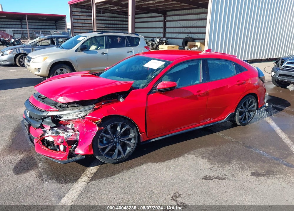 2018 HONDA CIVIC SPORT VIN: SHHFK7H49JU225796