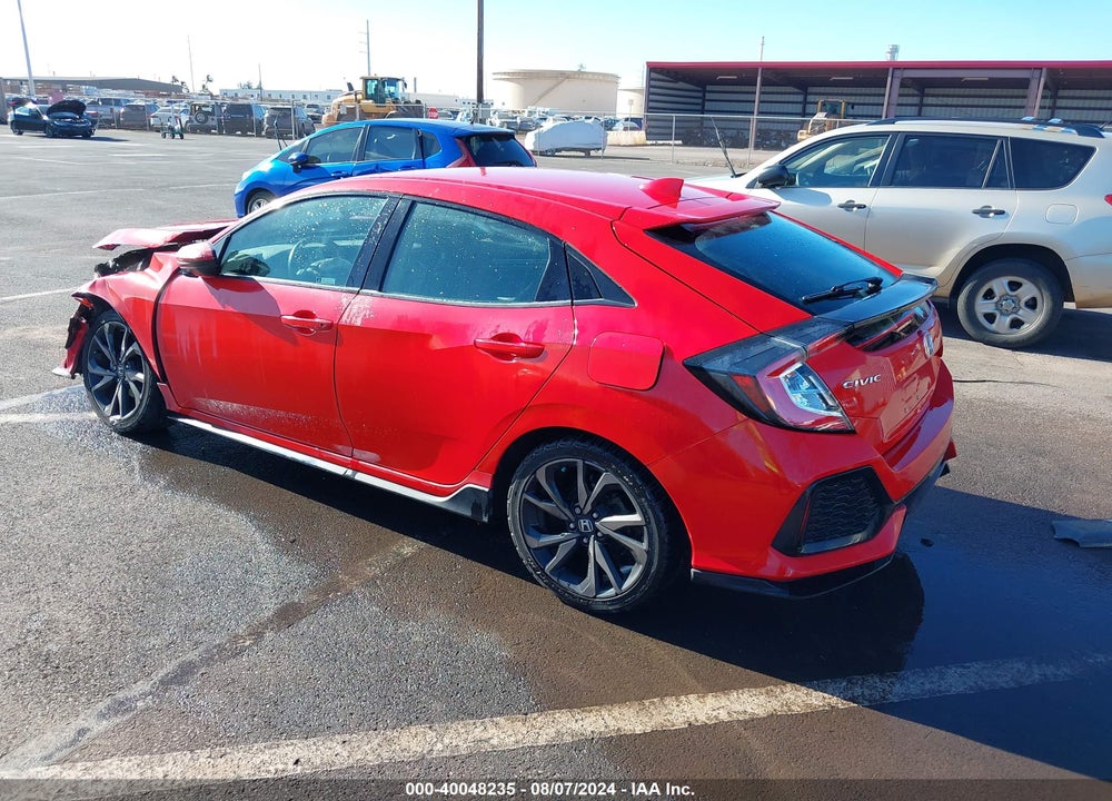 2018 HONDA CIVIC SPORT VIN: SHHFK7H49JU225796