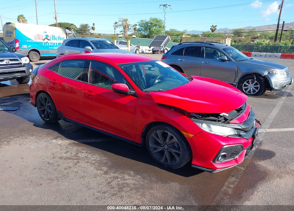 2018 HONDA CIVIC SPORT VIN: SHHFK7H49JU225796