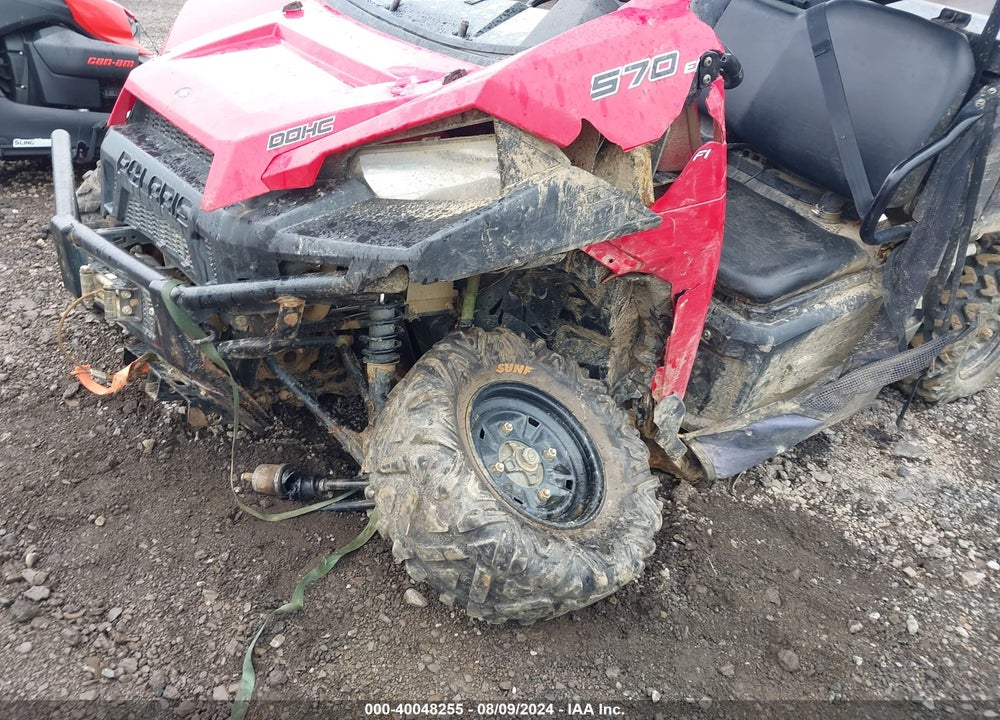2015 POLARIS RANGER 570 FULL-SIZE VIN: 3NSRTA579FG504995