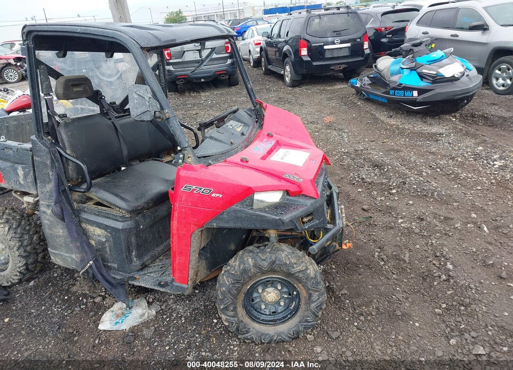 2015 POLARIS RANGER 570 FULL-SIZE VIN: 3NSRTA579FG504995