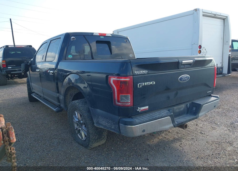2016 FORD F-150 XLT VIN: 1FTEW1CF5GFA11819