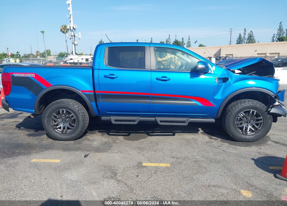 2021 FORD RANGER LARIAT VIN: 1FTER4FH4MLD65091