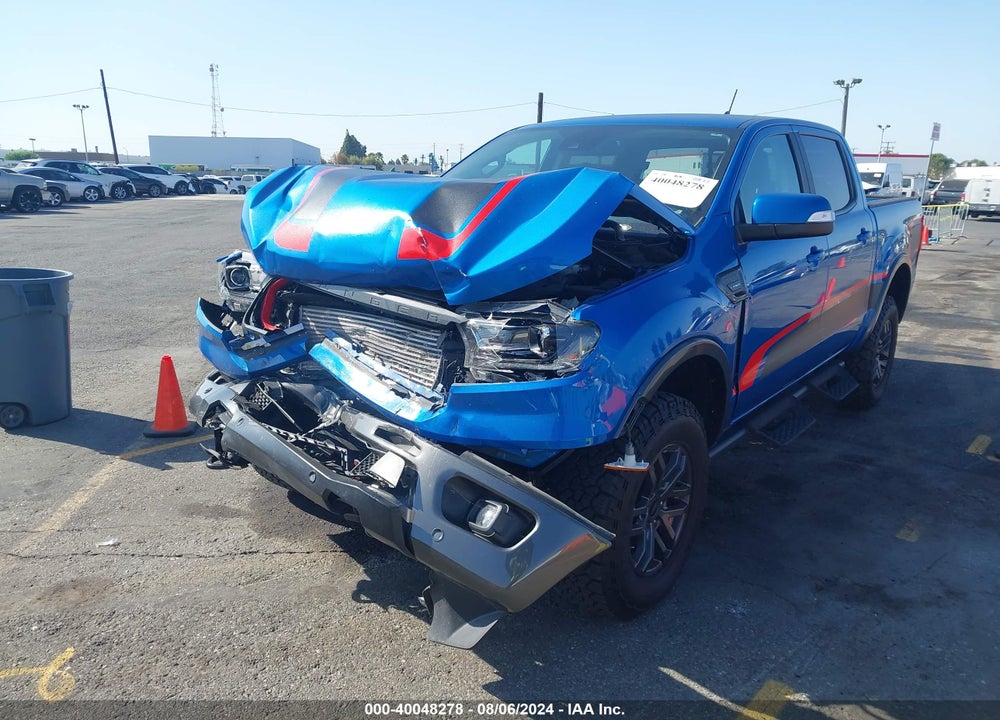 2021 FORD RANGER LARIAT VIN: 1FTER4FH4MLD65091
