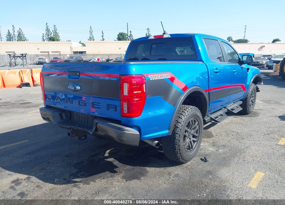 2021 FORD RANGER LARIAT VIN: 1FTER4FH4MLD65091