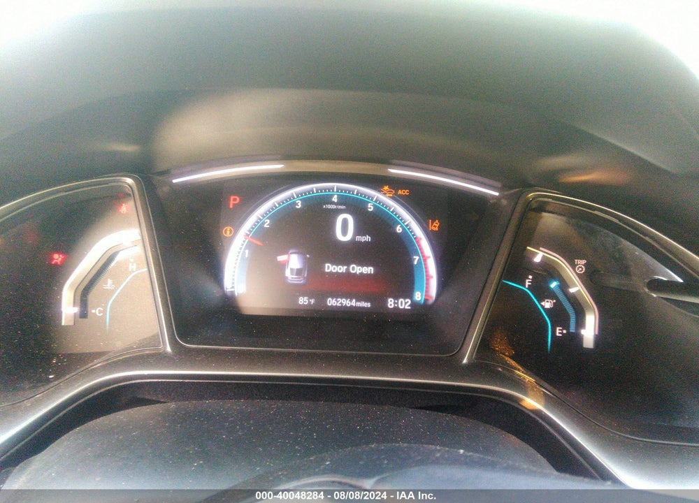 2020 HONDA CIVIC EX VIN: SHHFK7H62LU207273