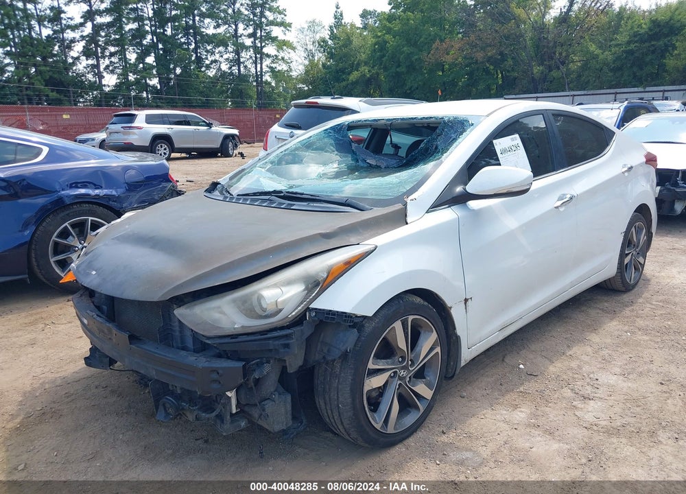 2014 HYUNDAI ELANTRA LIMITED VIN: 5NPDH4AE3EH463417