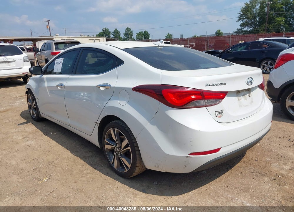 2014 HYUNDAI ELANTRA LIMITED VIN: 5NPDH4AE3EH463417