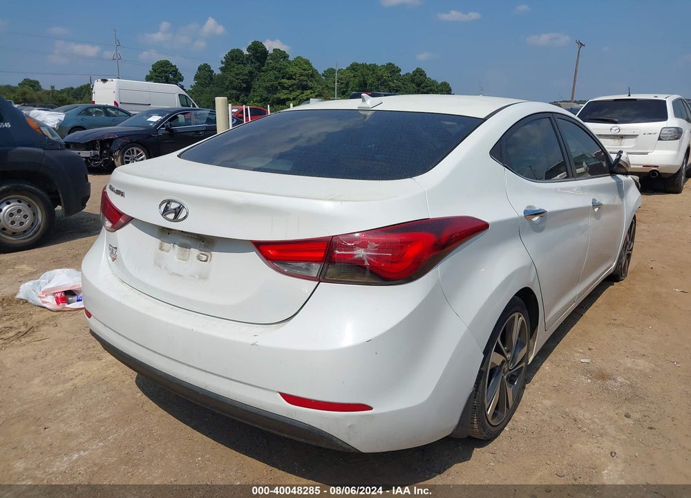 2014 HYUNDAI ELANTRA LIMITED VIN: 5NPDH4AE3EH463417