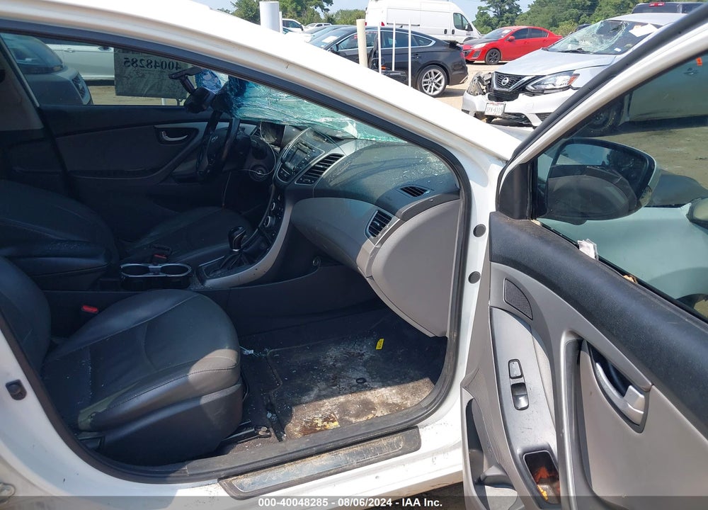 2014 HYUNDAI ELANTRA LIMITED VIN: 5NPDH4AE3EH463417