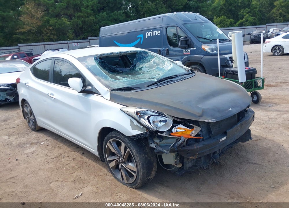 2014 HYUNDAI ELANTRA LIMITED VIN: 5NPDH4AE3EH463417