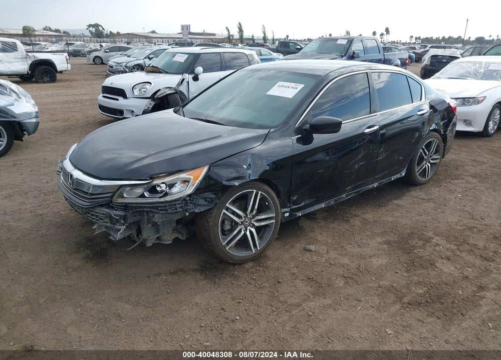 2016 HONDA ACCORD SPORT VIN: 1HGCR2F59GA197578