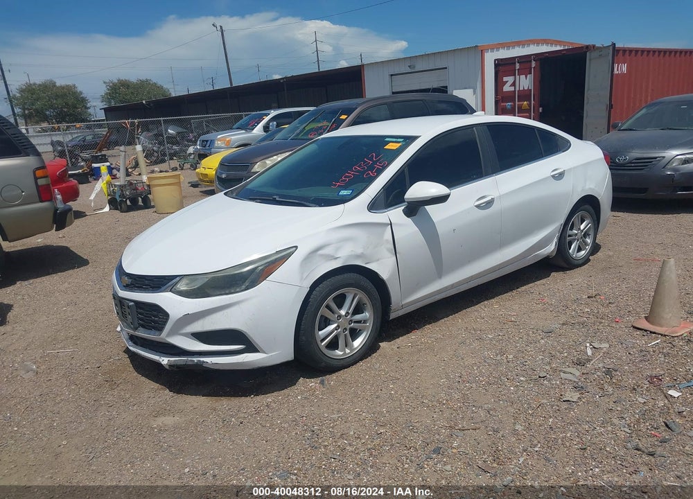 2016 CHEVROLET CRUZE LT AUTO VIN: 1G1BE5SM2G7298911