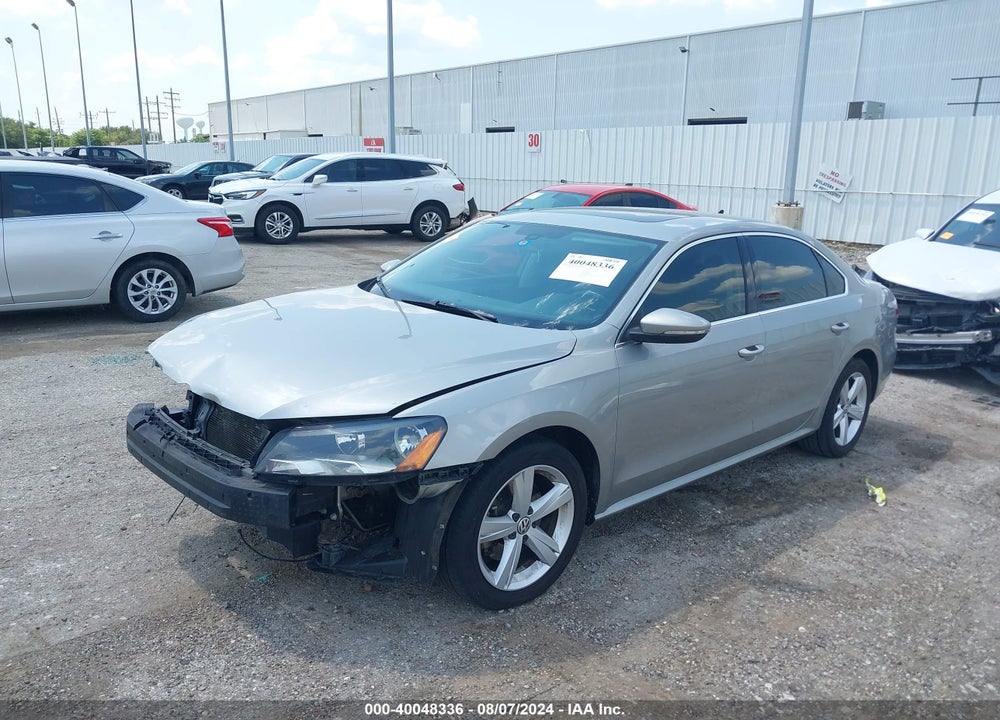 2012 VOLKSWAGEN PASSAT SE W/SUNROOF VIN: 1VWBH7A32CC095731