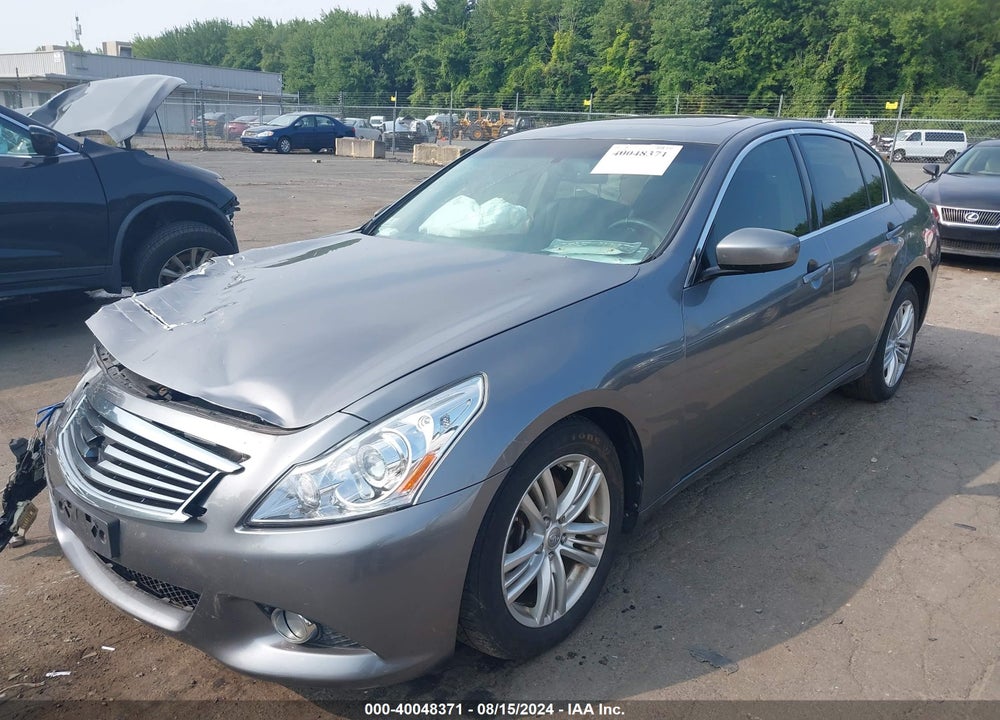 2013 INFINITI G37X VIN: JN1CV6AR6DM751393