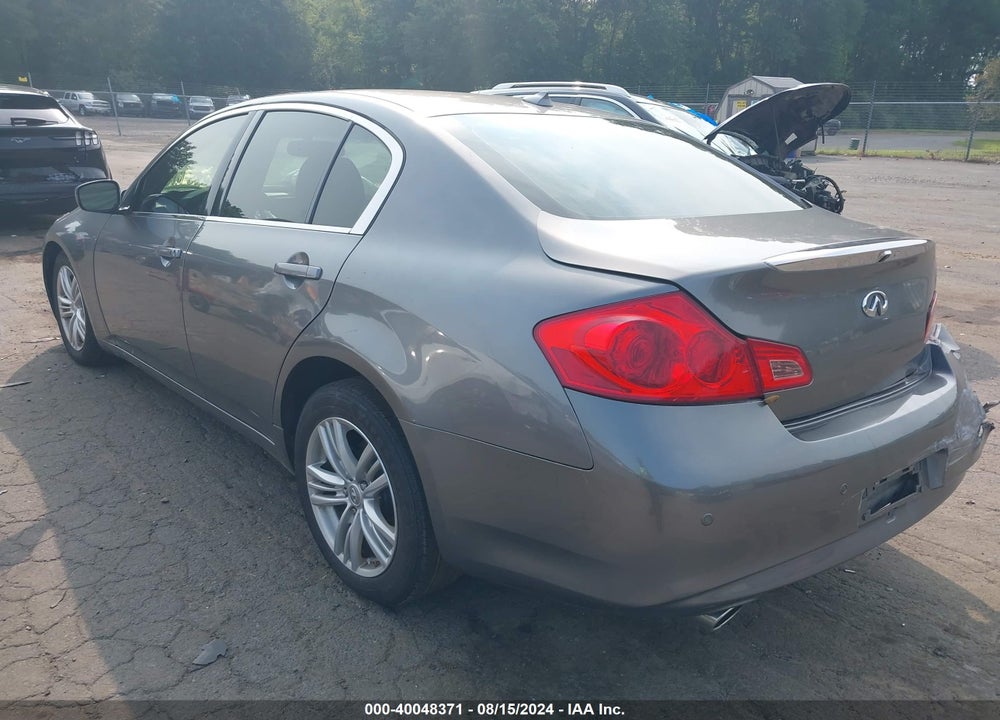 2013 INFINITI G37X VIN: JN1CV6AR6DM751393