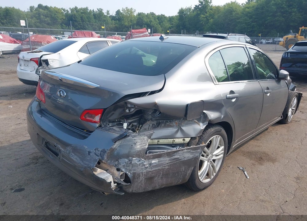 2013 INFINITI G37X VIN: JN1CV6AR6DM751393