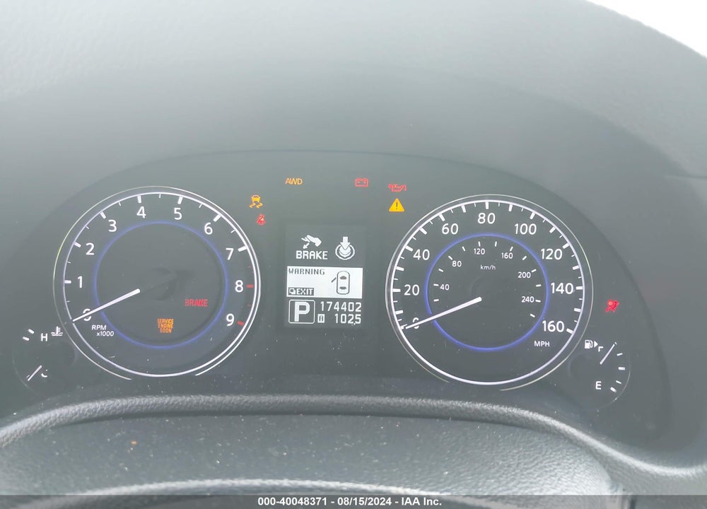 2013 INFINITI G37X VIN: JN1CV6AR6DM751393