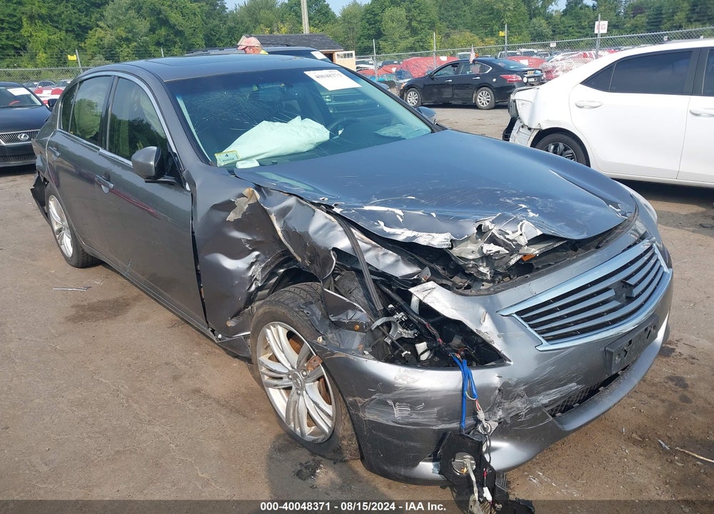 2013 INFINITI G37X VIN: JN1CV6AR6DM751393