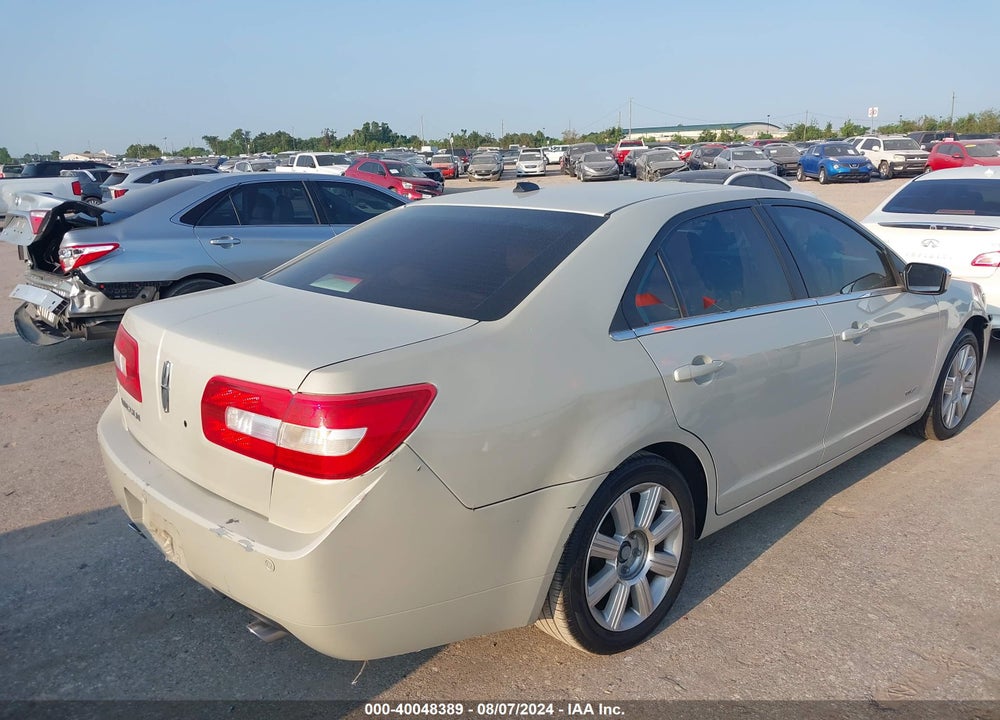 2008 LINCOLN MKZ VIN: 3LNHM26T58R652575