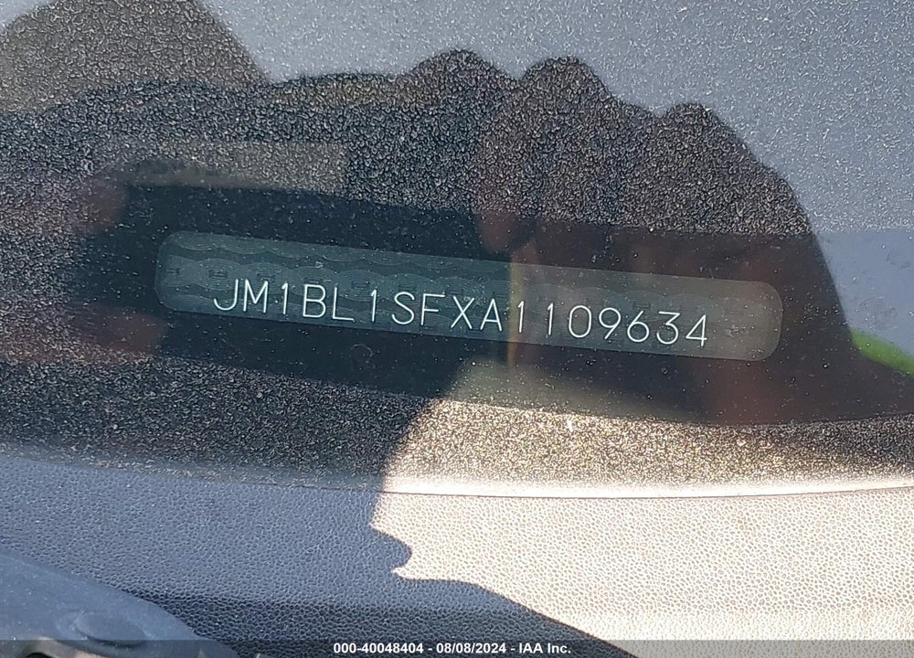 2010 MAZDA 3 I SPORT VIN: JM1BL1SFXA1109634