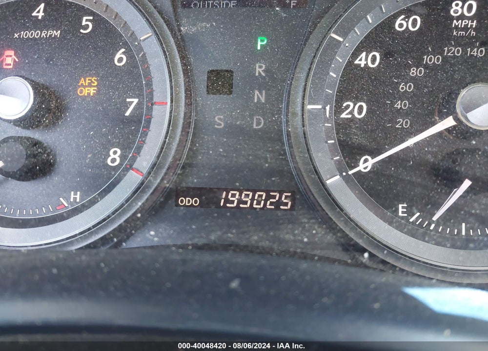 2007 LEXUS ES 350 VIN: JTHBJ46G072025138