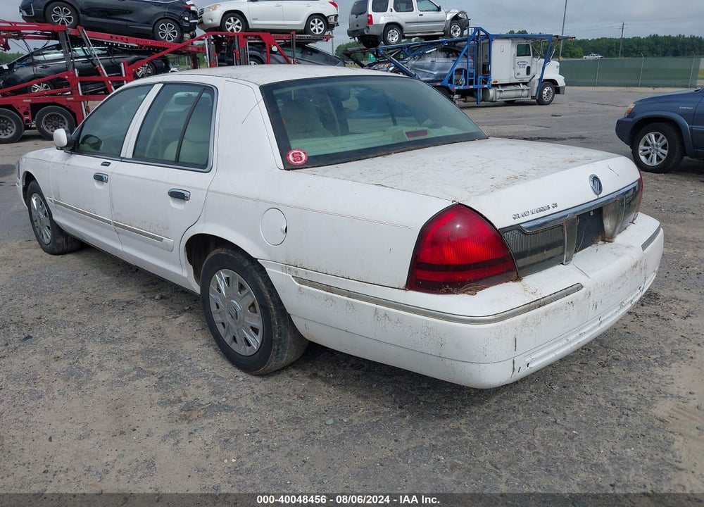 2008 MERCURY GRAND MARQUIS GS VIN: 2MEFM74V78X631417