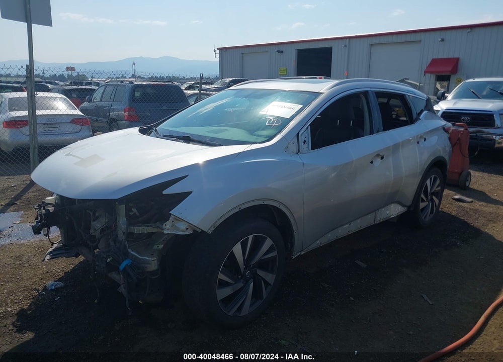 2016 NISSAN MURANO PLATINUM VIN: 5N1AZ2MH7GN119159
