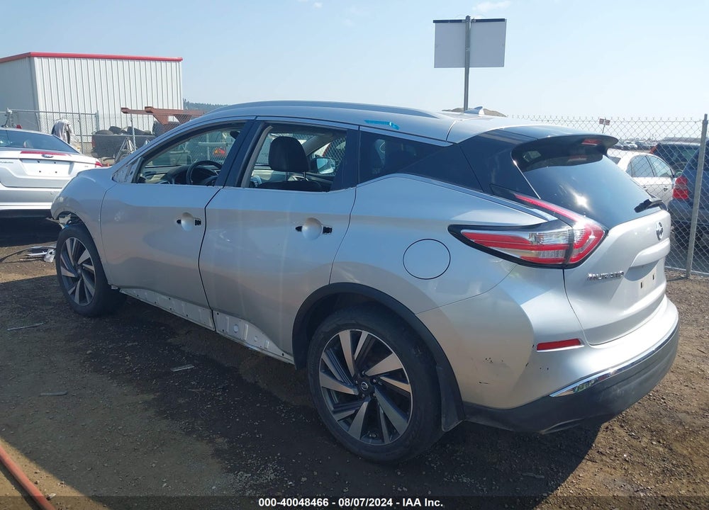 2016 NISSAN MURANO PLATINUM VIN: 5N1AZ2MH7GN119159