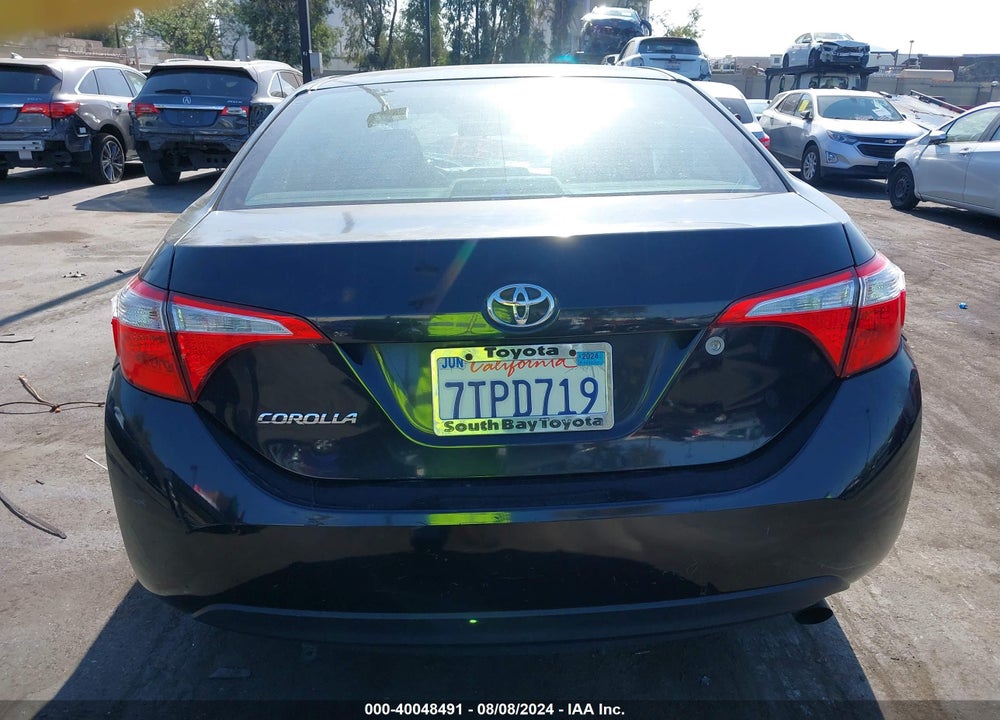 2016 TOYOTA COROLLA L VIN: 5YFBURHE3GP511140