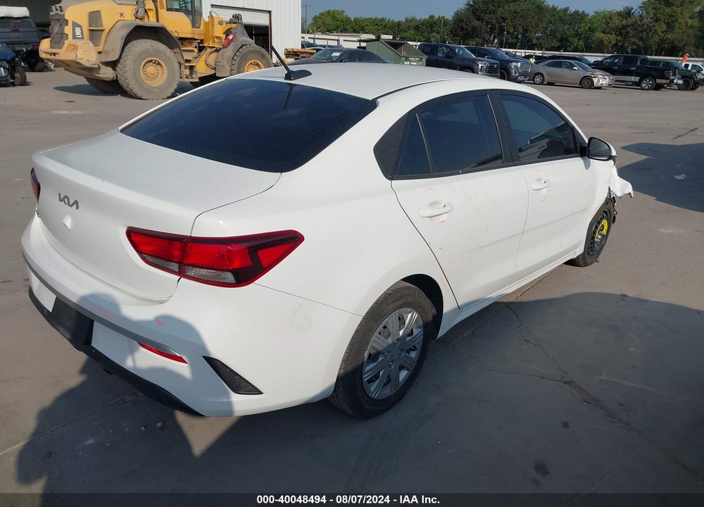 2022 KIA RIO S VIN: 3KPA24ADXNE478836