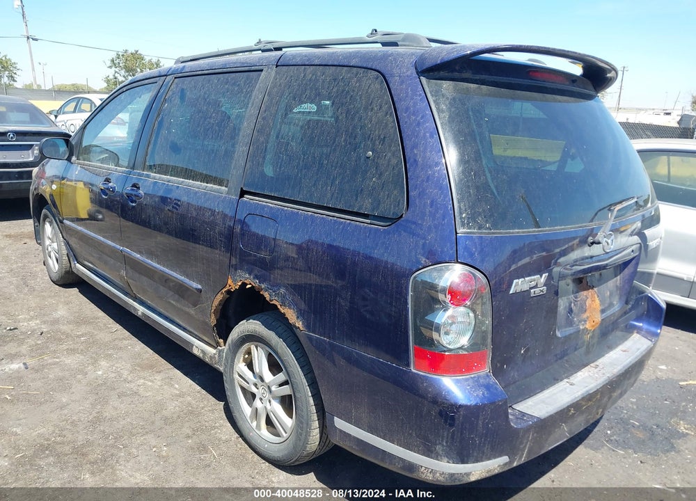 2006 MAZDA MPV LX VIN: JM3LW28JX60565442