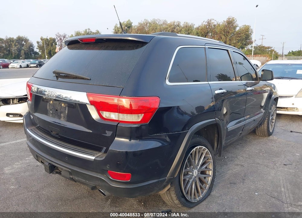 2011 JEEP GRAND CHEROKEE OVERLAND VIN: 1J4RS6GT3BC533945
