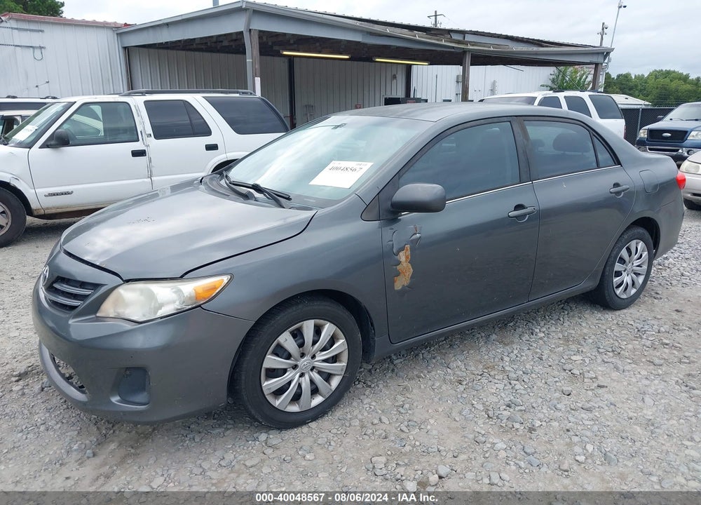 2013 TOYOTA COROLLA LE VIN: 2T1BU4EE7DC122567