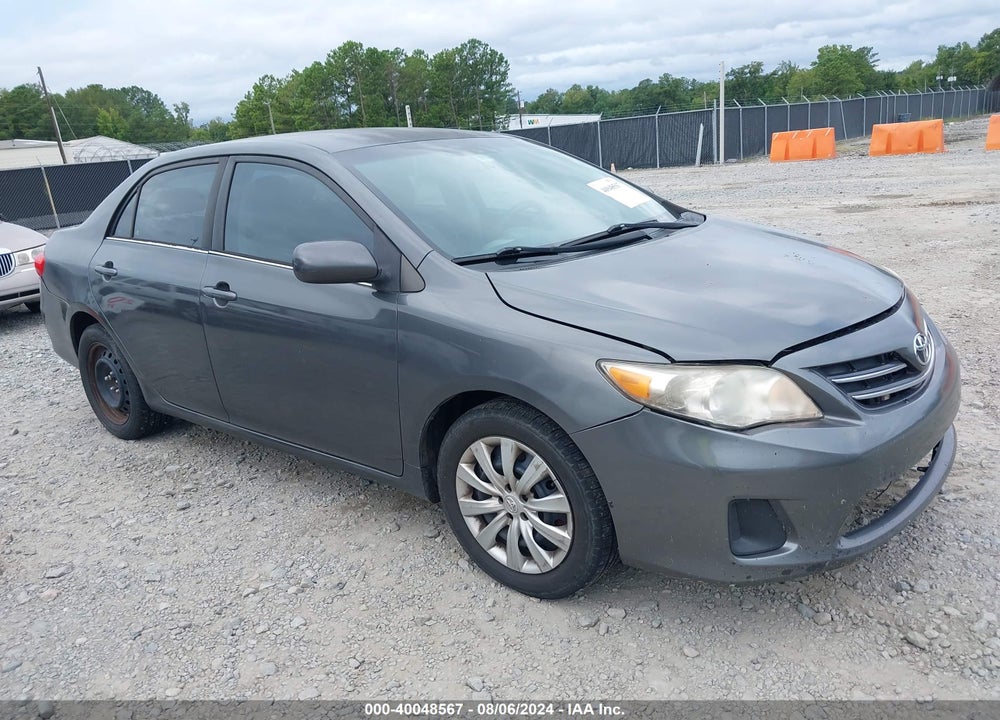 2013 TOYOTA COROLLA LE VIN: 2T1BU4EE7DC122567