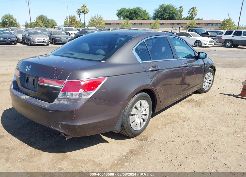 2011 HONDA ACCORD 2.4 LX VIN: 1HGCP2F38BA037267