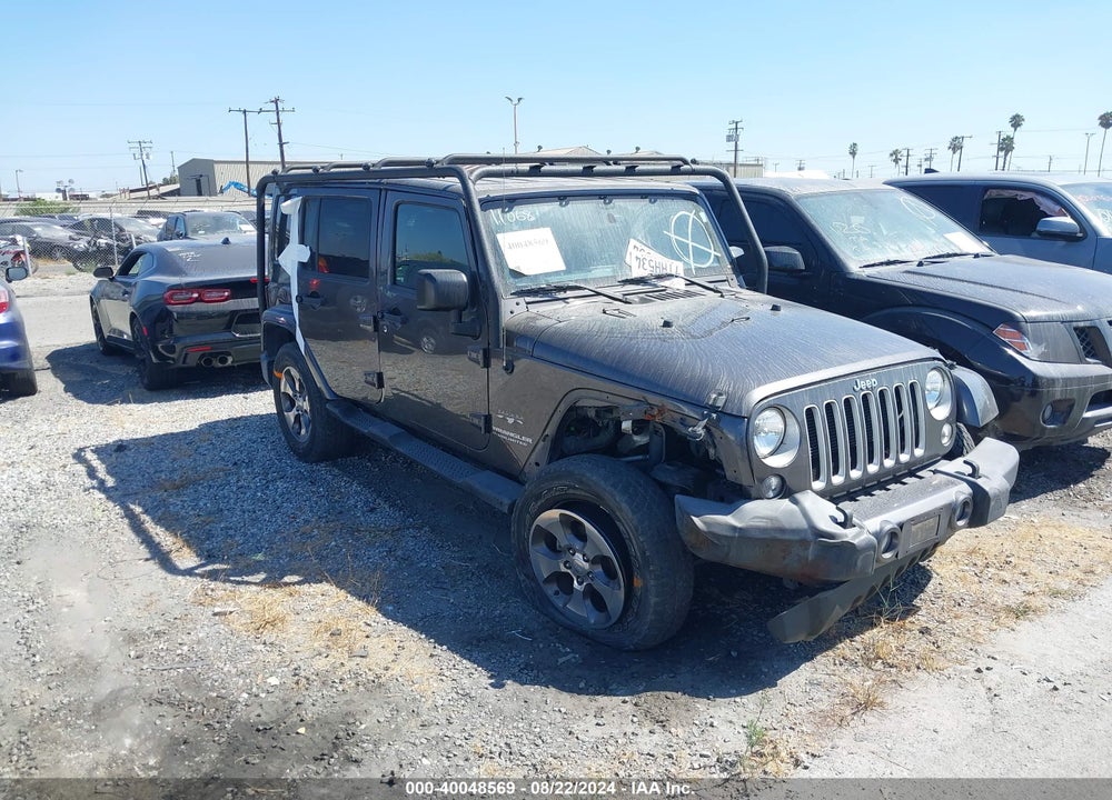 2016 JEEP WRANGLER UNLIMITED SAHARA VIN: 1C4HJWEG5GL248522