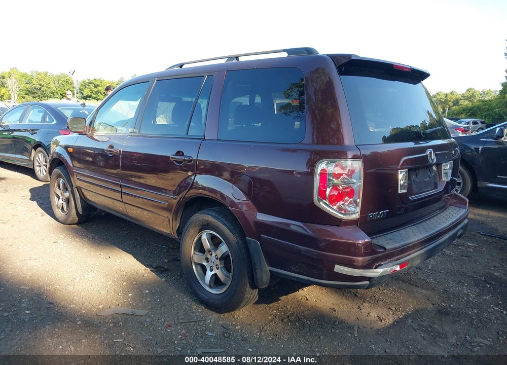 2008 HONDA PILOT EX-L VIN: 5FNYF18628B053358